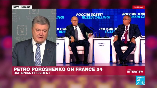 Petro Poroshenko: 'Putin refuses to talk to me'