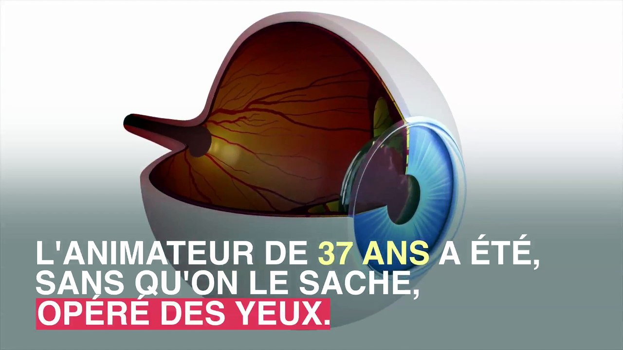 L'animateur Camille Combal a reçu une greffe des yeux