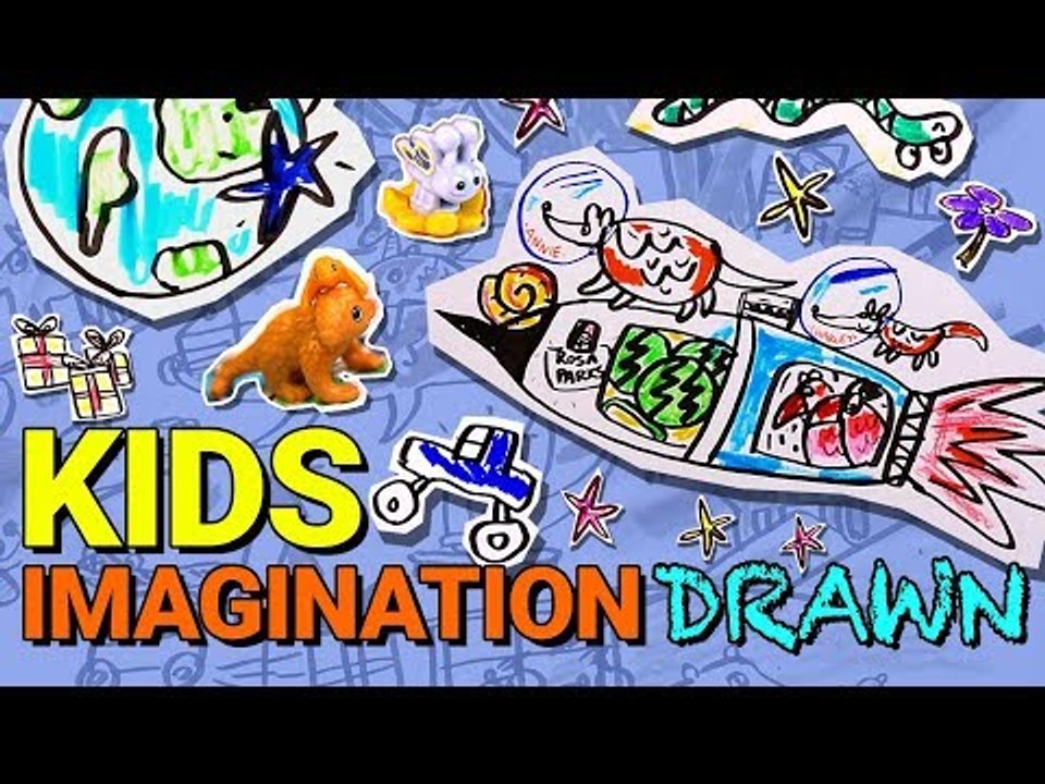 Kids Describe Their Toy's Adventures To An Illustrator | Kinder Surprise