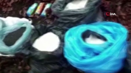 Amanos'larda 15 kilo A-4 plastik patlayıcı, 20 kilo amonyum nitrat ele geçirildi
