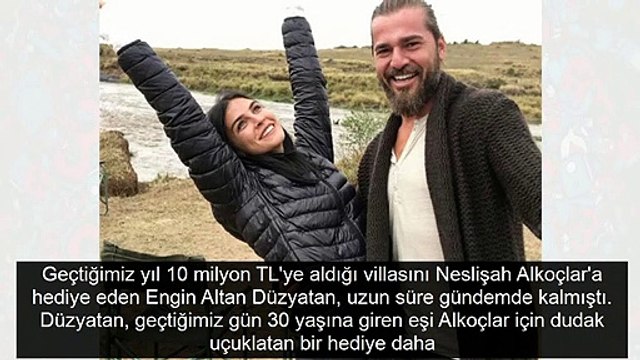 Diriliş Ertuğrul'un yıldızı Engin Altan Düzyatan'dan eşine dudak uçuklatan hediye