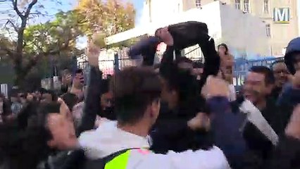 Blocage au lycée Saint-Charles à Marseille