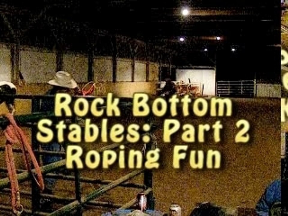 Roping Fun at the Rock Bottom Stables