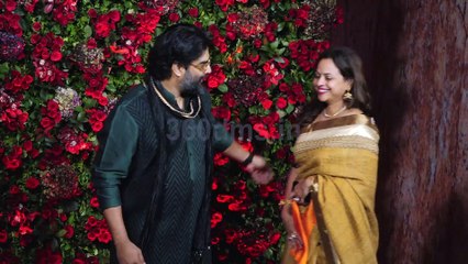 Maddy With Wife Attend Deepika and Ranveer Singh Mumbai Reception Party