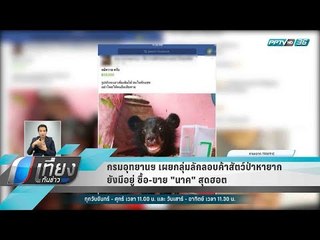 กรมอุทยานฯ เผยกลุ่มลักลอบค้าสัตว์ป่าหายากยังมีอยู่ ซื้อ-ขาย "นาค" สุดฮอต - เที่ยงทันข่าว