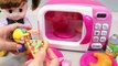 Cooking Microwave Oven Kitchen Baby Doll Toys Play Doh Toy Surprise Eggs