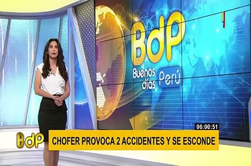 Cercado: conductor provoca dos accidentes y se esconde para evitar ser detenido