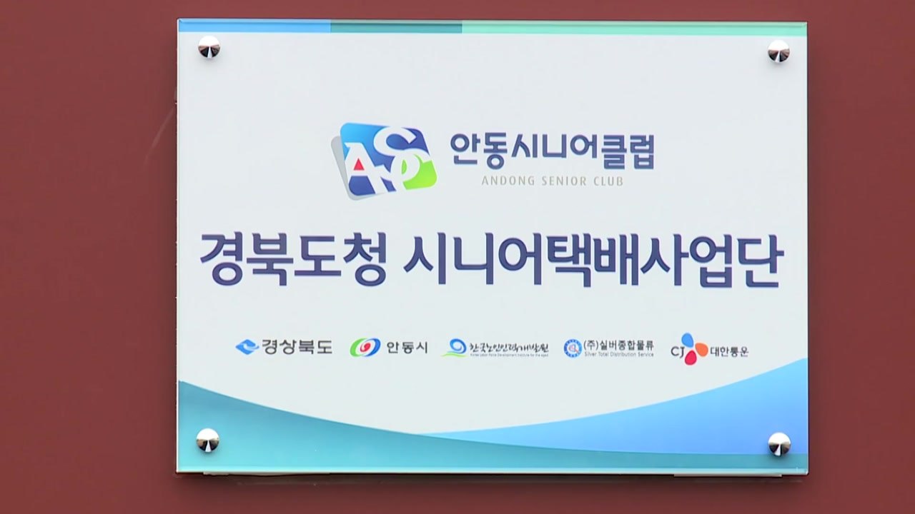 [경북] 경북 신도시에 시니어 택배 단 운영 / YTN