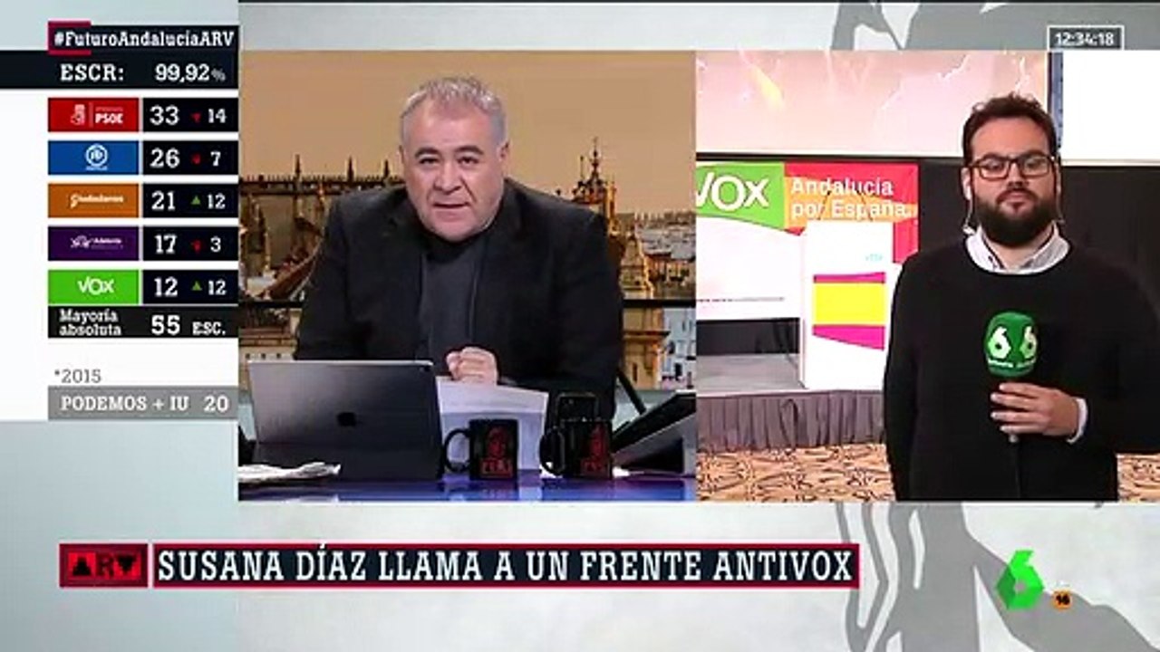 Vox impide a laSexta preguntar en rueda de prensa