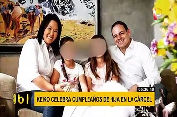 Keiko Fujimori celebró cumpleaños de su hija en la cárcel