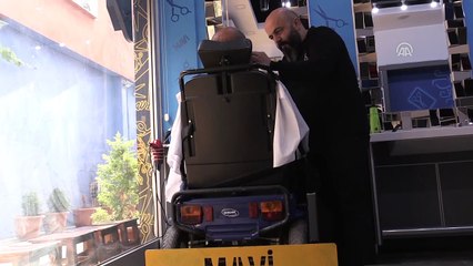 'Engelsiz Berber' projesiyle yüzleri güldürdü - DÜZCE