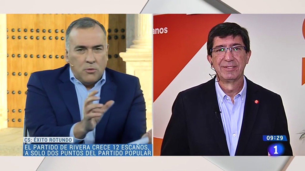 Marín (Cs) pide "responsabilidad" al PSOE para formar un "proyecto moderado" y "constitucionalista" sin Vox