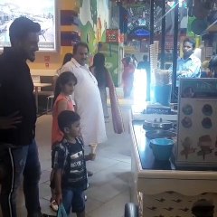 kids and ice cream! tricks galore!