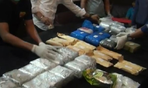 Penyelundupan 38,5 Kg Sabu Asal Malaysia Berhasil Digagalkan Polisi