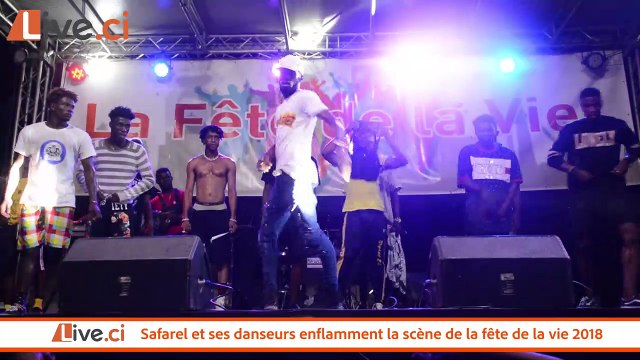 Safarel et ses danseurs enflamment la scène de la fête de la vie