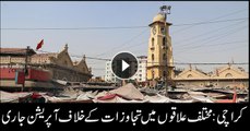 29th day of anti encroachment operation in Karachi