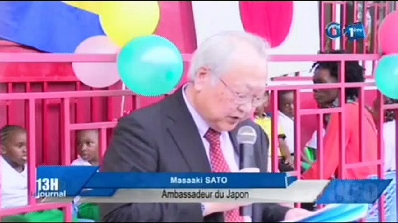 RTG - Livraison d’une école maternelle par l’Ambassadeur du Japon au Gabon