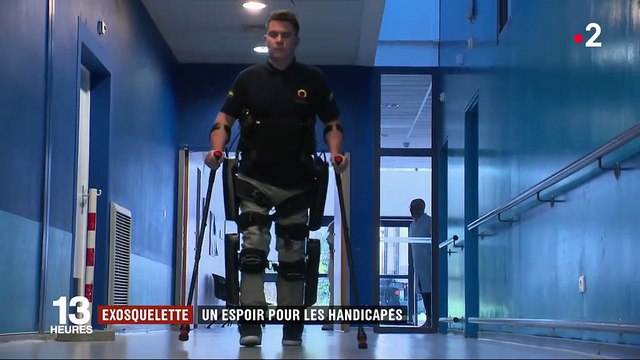 Handicap : un harnais motorisé pour remarcher