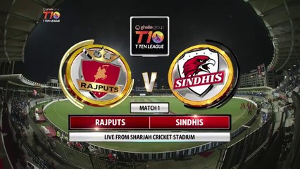 Match 1 Highlights, Rajputs vs Sindhis, T10 League Season 2