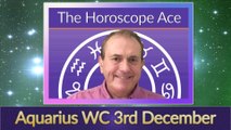 Aquarius Weekly Horoscope from 3rd December - 10th December