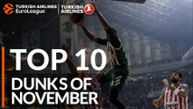 Turkish Airlines EuroLeague, Top 10 Dunks of November