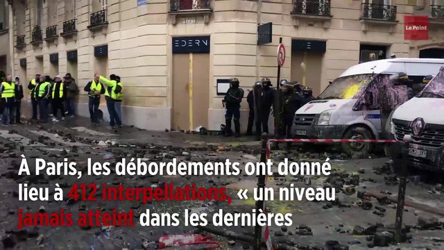Le bilan des manifestations des gilets jaunes du 1er décembre