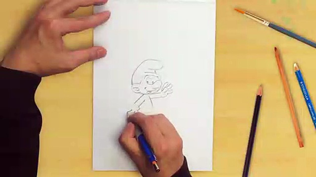 السنافر • كيف ترسم فطرًا