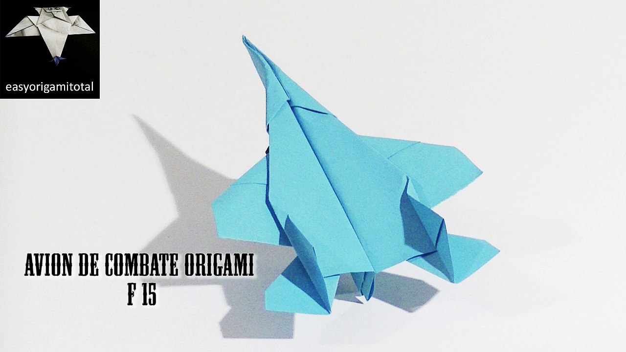 avión de combate origami F15 - video Dailymotion