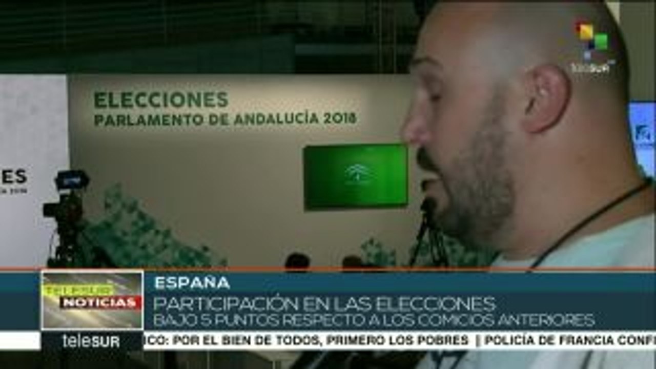 España: inicia el conteo de sufragios en autonómicas andaluzas