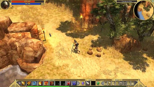 Titan Quest. #29. Дорога в Фивы. Прохождение без комментариев.