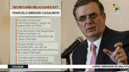 Nuevo ministro de Exteriores mexicano ha sido político y funcionario