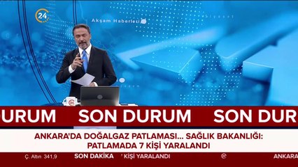 Ankara'da doğalgaz patlaması