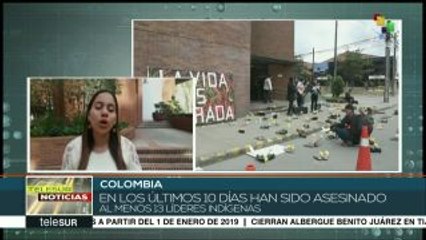 Consternación en Colombia por asesinato de dos líderes indígenas
