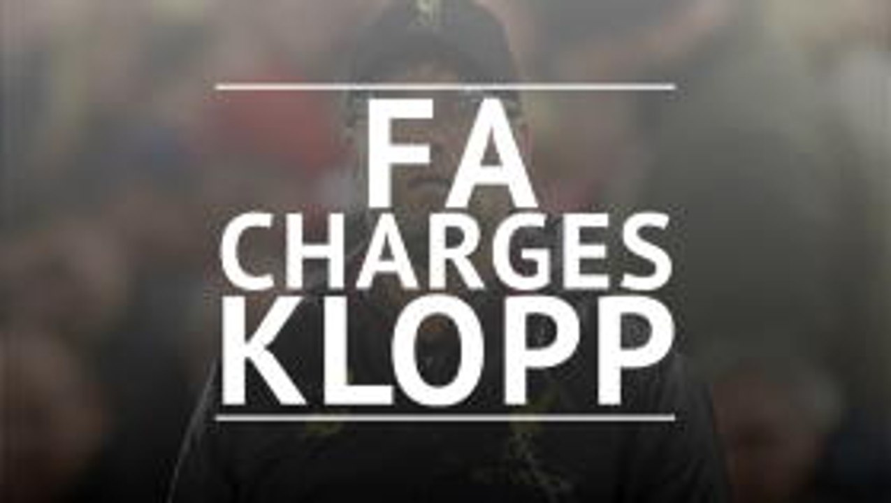 Liverpool's Jurgen Klopp charged by FA for Merseyside derby celebrations
