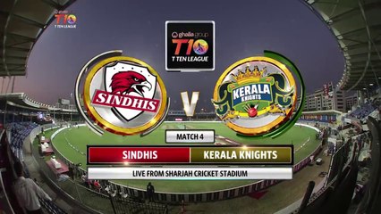 Match 4 Highlights, Sindhis vs Kerala Knights, T10 League Season 2