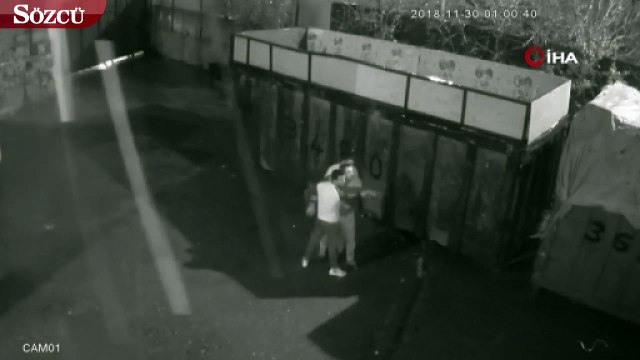 Fabrikada dehşet anları kameralara yansıdı