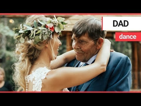 Bride dances with terminally ill father at wedding | SWNS TV
