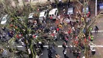 Manifestation des lycéens à Dijon : face à face tendu devant le lycée Carnot