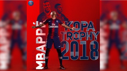 Le Trophée Kopa 2018 pour Kylian Mbappé