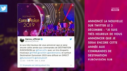 Destination Eurovision 2019 : Garou à l’animation et le jury dévoilé