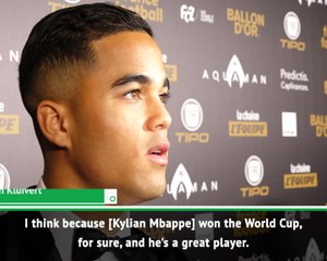 Mbappe is a 'great player' - Kluivert on Kopa Trophy winner