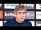 Manuel Pellegrini Full Pre-Match Press Conference - West Ham v Cardiff - Premier League