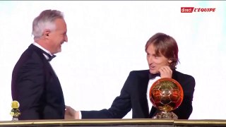 Luka Modric Speech After Winning Ballon d'or 2018 HD