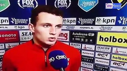 على طريقة زياش أسامة الادريسي يزلزل الاعلام الهولندي نتصريح رائع حول المغرب