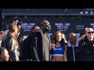 Deontay Wilder vs Tyson Fury - FACE OFF @ WEIGH IN