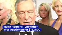 Hugh Hefner's Typewriter Was Auctioned for $162,500