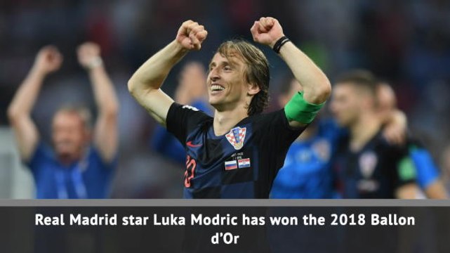 Luka Modric wins Ballon d'Or