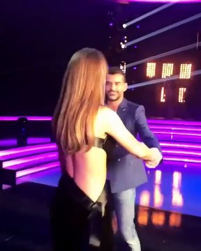 انابيلا هلال ترقص في كواليس ديو المشاهير