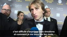Modric fier et heureux de son Ballon d'Or