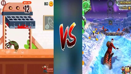 Run Sausage Run Vs Temple Run 2 Christmas 2018 Big New Update